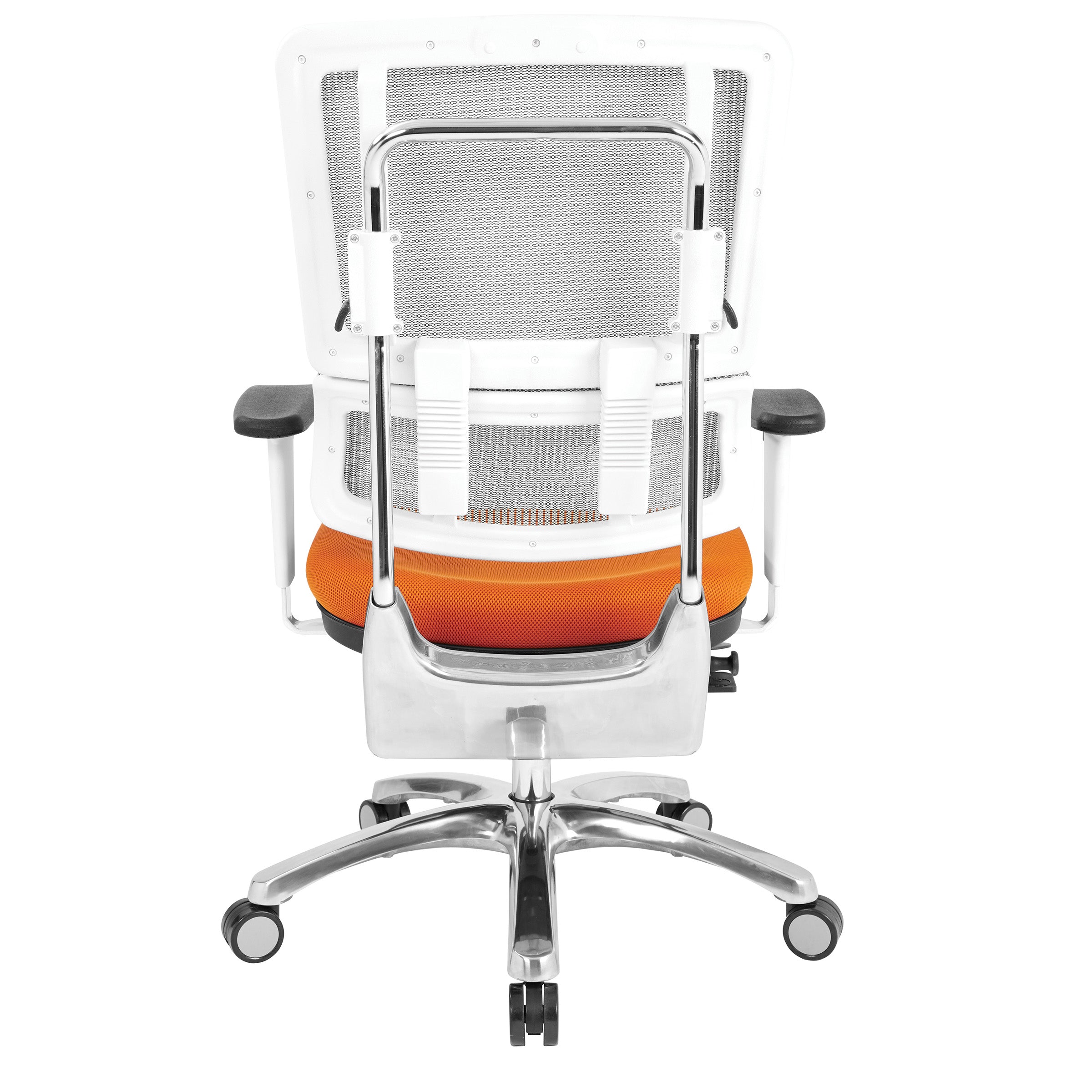 White Vertical Mesh Chair